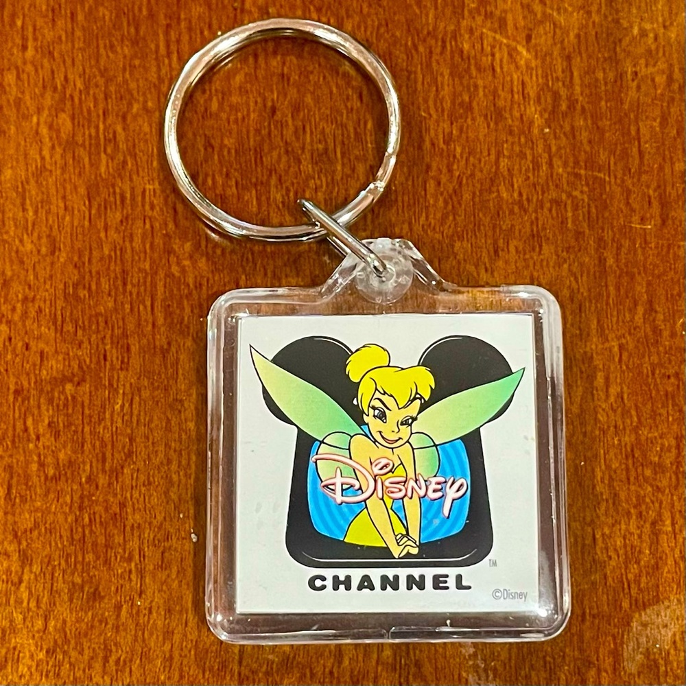 Tinker bell Disney Channel KeyChain NEW